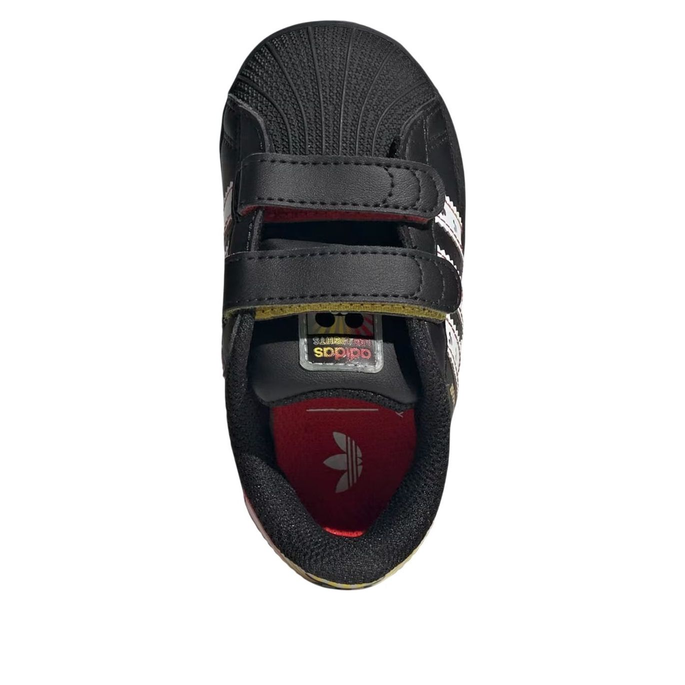 Кроссовки (TD) adidas Disney Superstar LED Light 'Black White' — фото 3