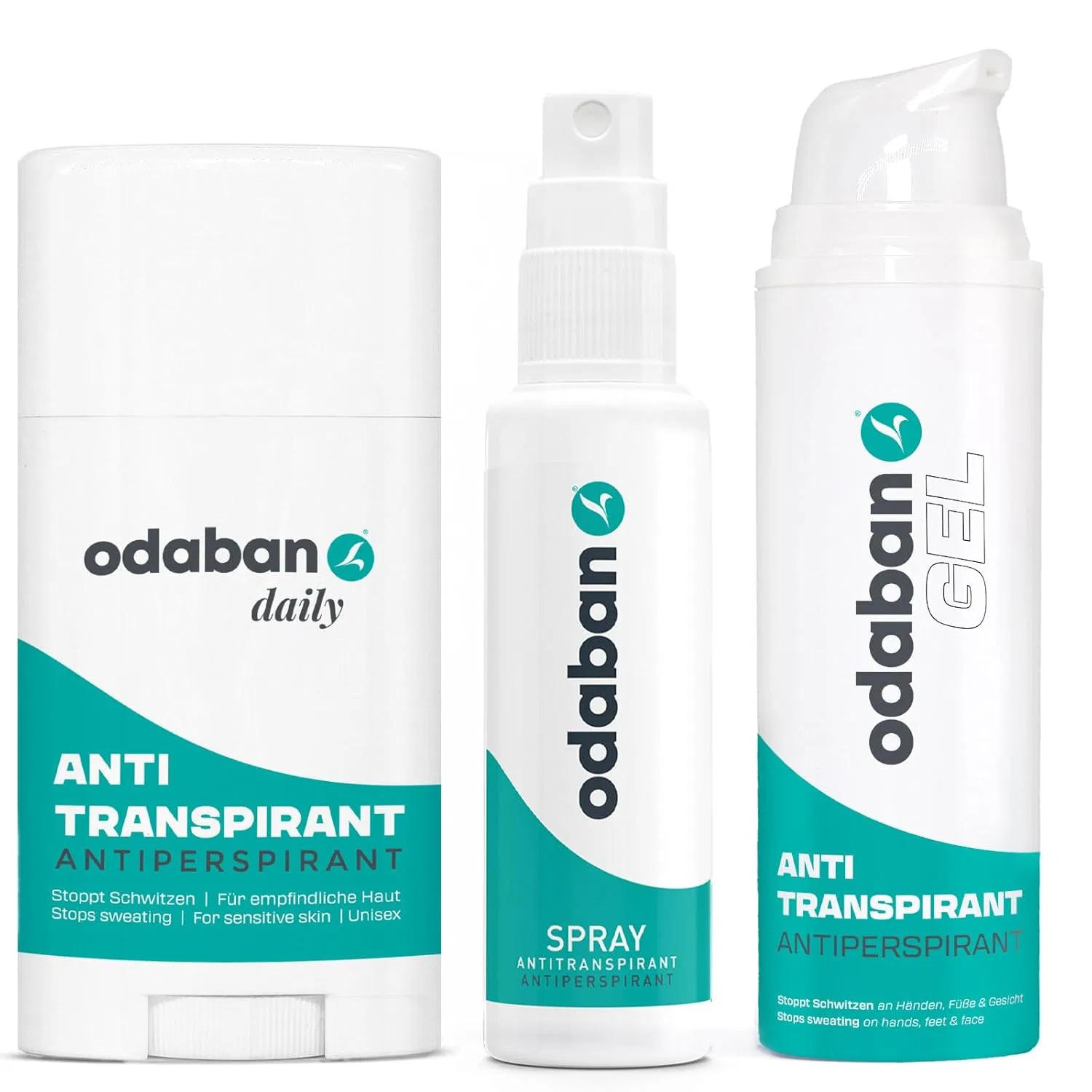 Набор антиперспирантов Odaban из 3 предметов Odaban Antiperpspirant
