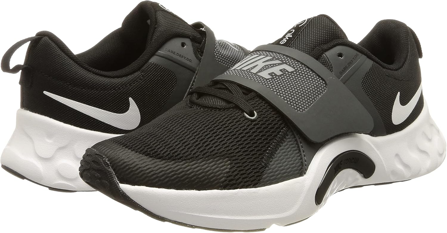 Мужские кроссовки NIKE, Black White Dk Smoke Grey Smoke Grey — фото 4