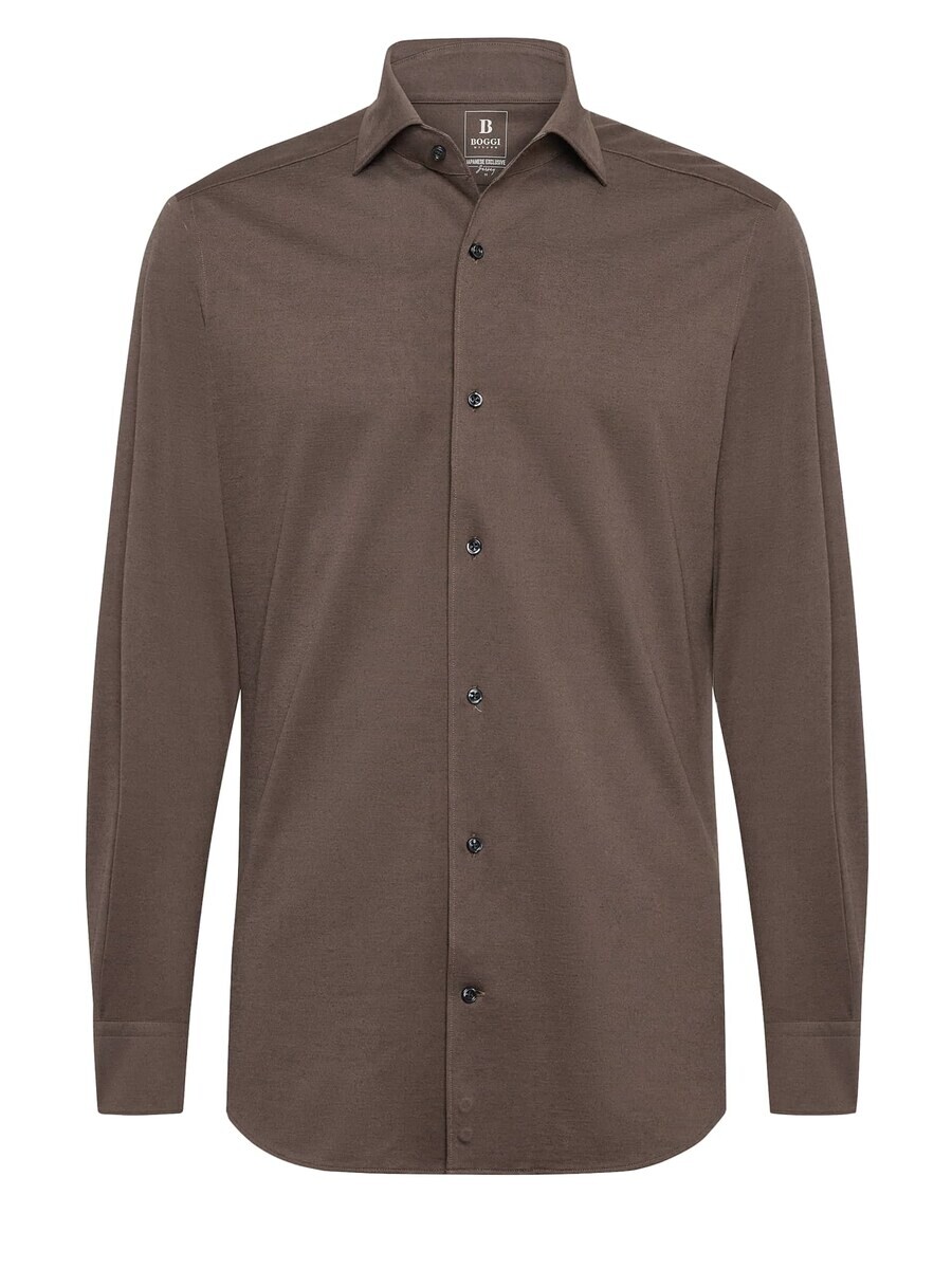 

Рубашка Boggi Milano Regular fit Button Up, коричневый