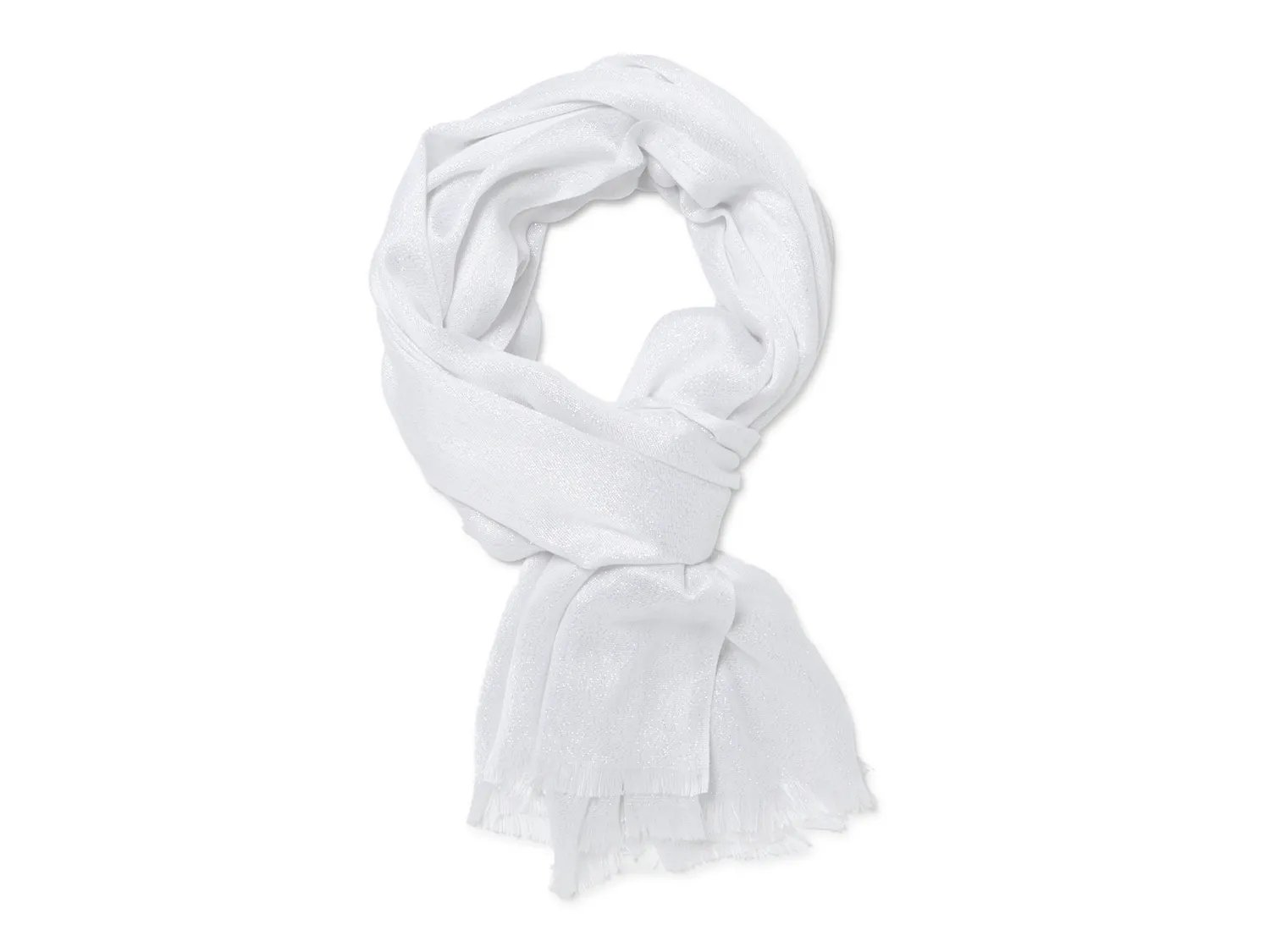 

Шарф Nicole Miller STUDIO Lurex Social Wrap Scarf, серебряный