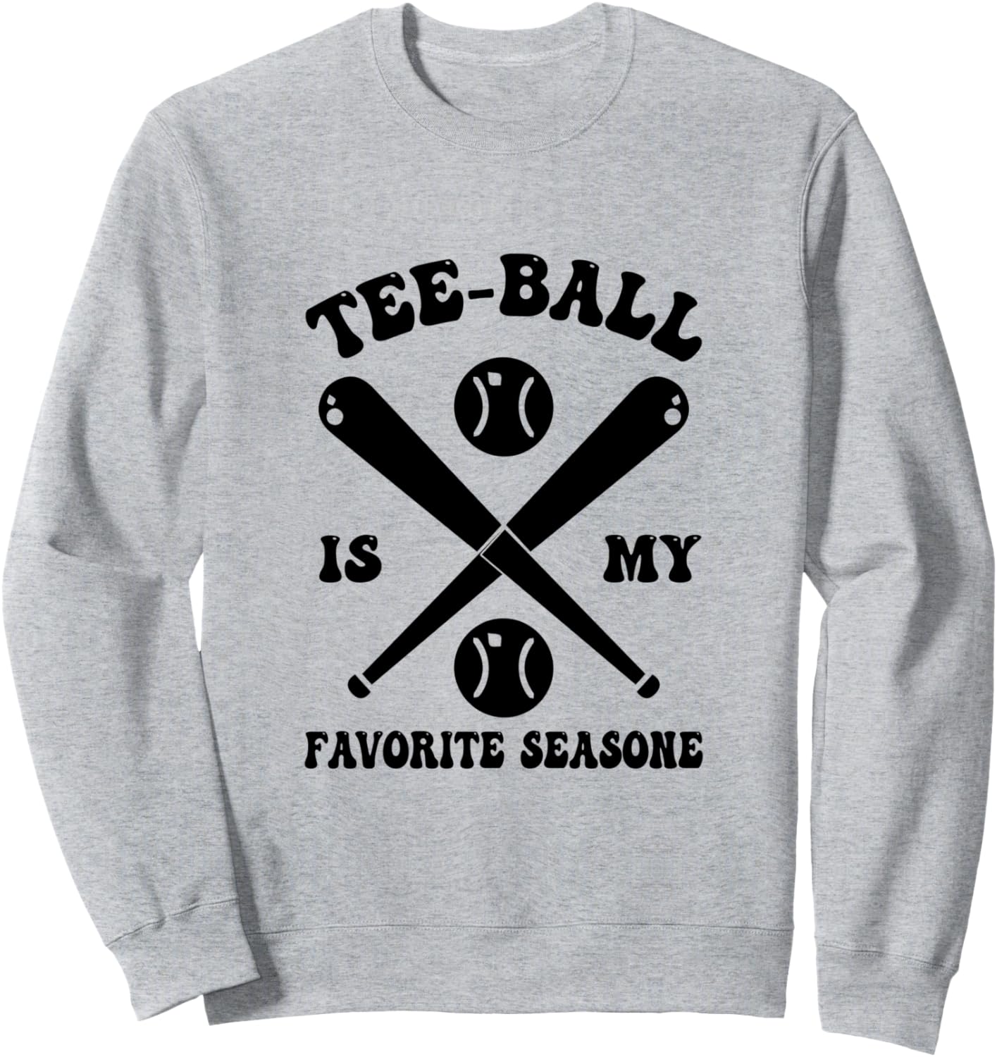 

Игрок в ти-бол - Ти-бол - мой любимый сезон. Толстовка Teeball Player Teeball Lover, серый