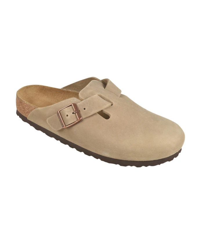 Бостонские сандалии из промасленной кожи Birkenstock, бежевый — фото 2