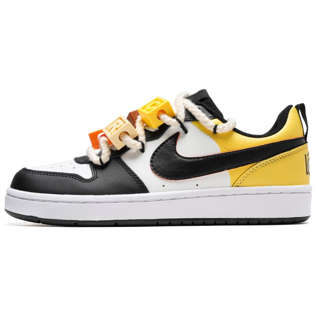 

Кроссовки Nike Court Borough Skateboarding Shoes Women's Low-top Black/yellow, черный/желтый