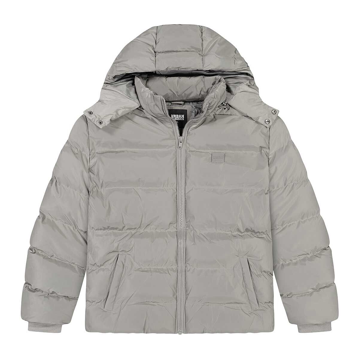 

Пуховик Hooded Puffer Jacket Urban Classics, цвет Asphalt