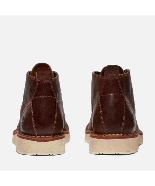 Чакка ботинки Timberland Westmore из нубука, на шнуровке, темно-коричневые — фото 4