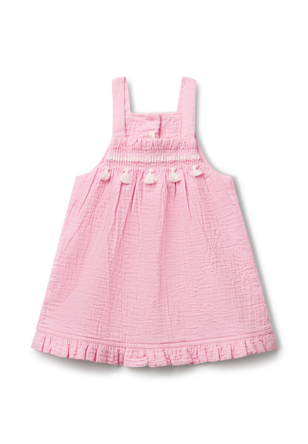 

Повседневное платье WITH TASSELS United Colors of Benetton, фуксия