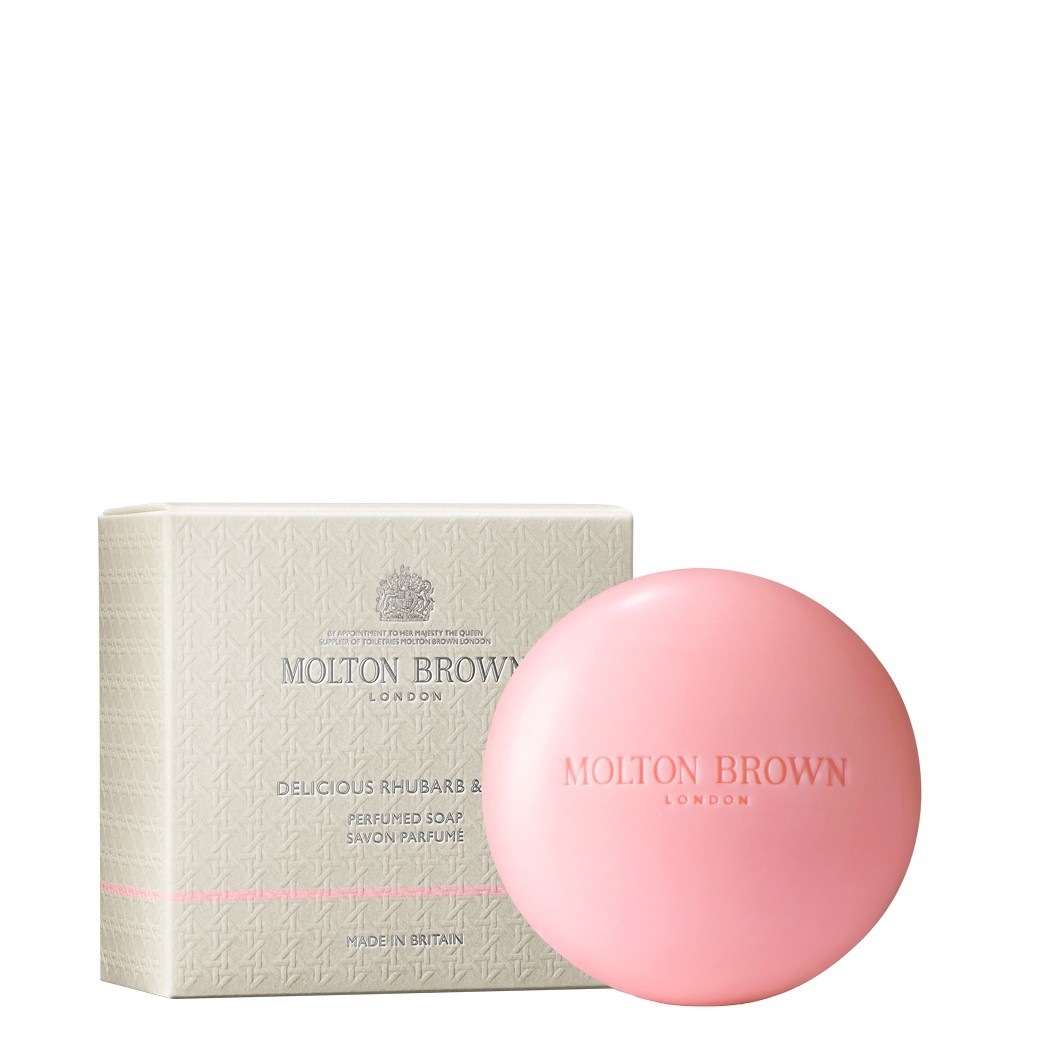 

Мыло для тела delicious rhubarb & rose parfümierte seife Molton Brown, вес 150 гр.