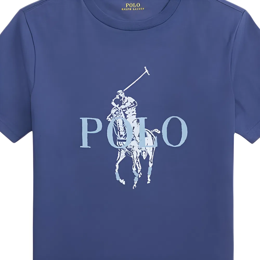 Футболка Big Pony для подростков Polo Ralph Lauren, Blue — фото 4