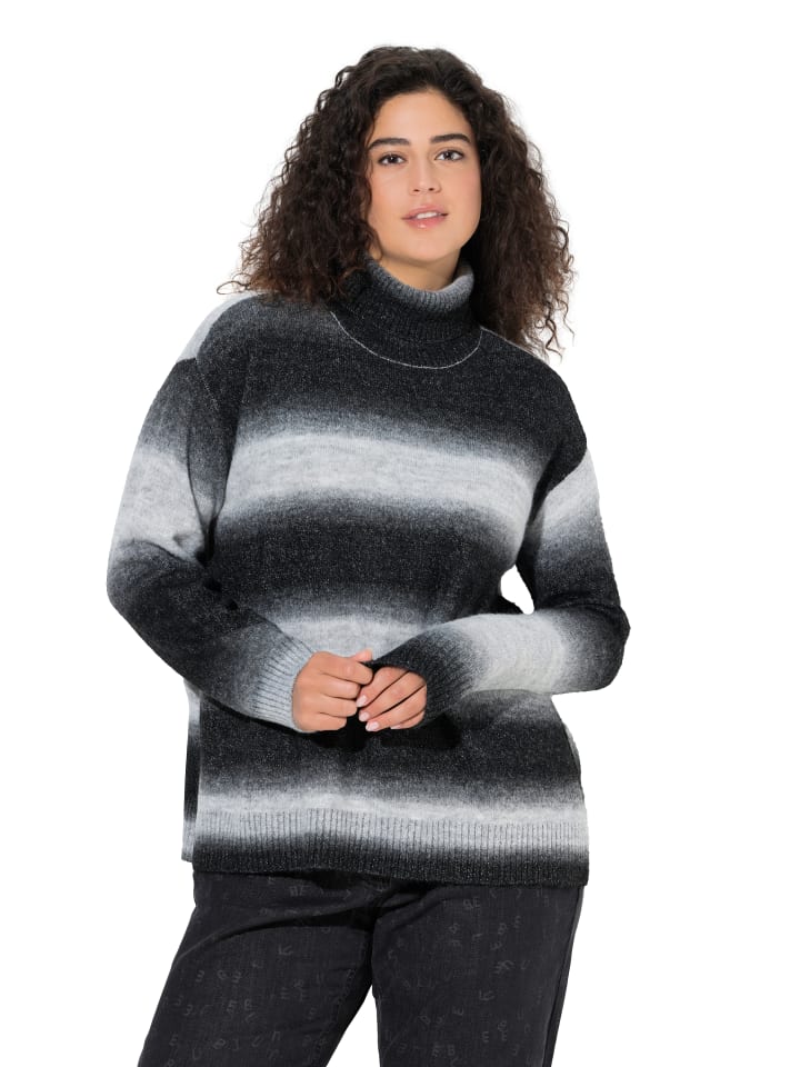 

Ulla Popken Пуловер графитово-серого цвета