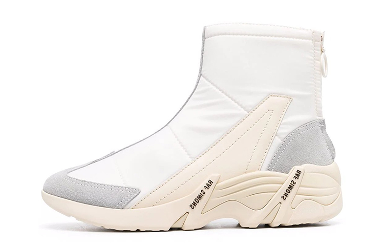 

RAF SIMONS Ботильоны мужские серо-белые