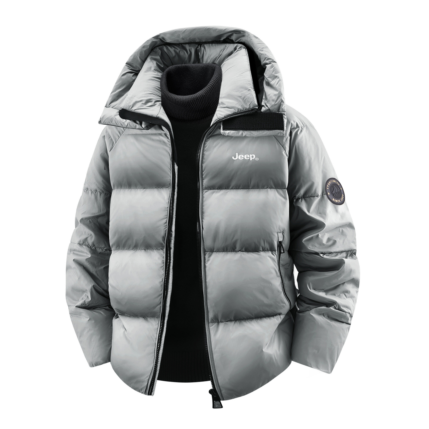 

Пуховик Classic Collection для мужчин Jeep, серый
