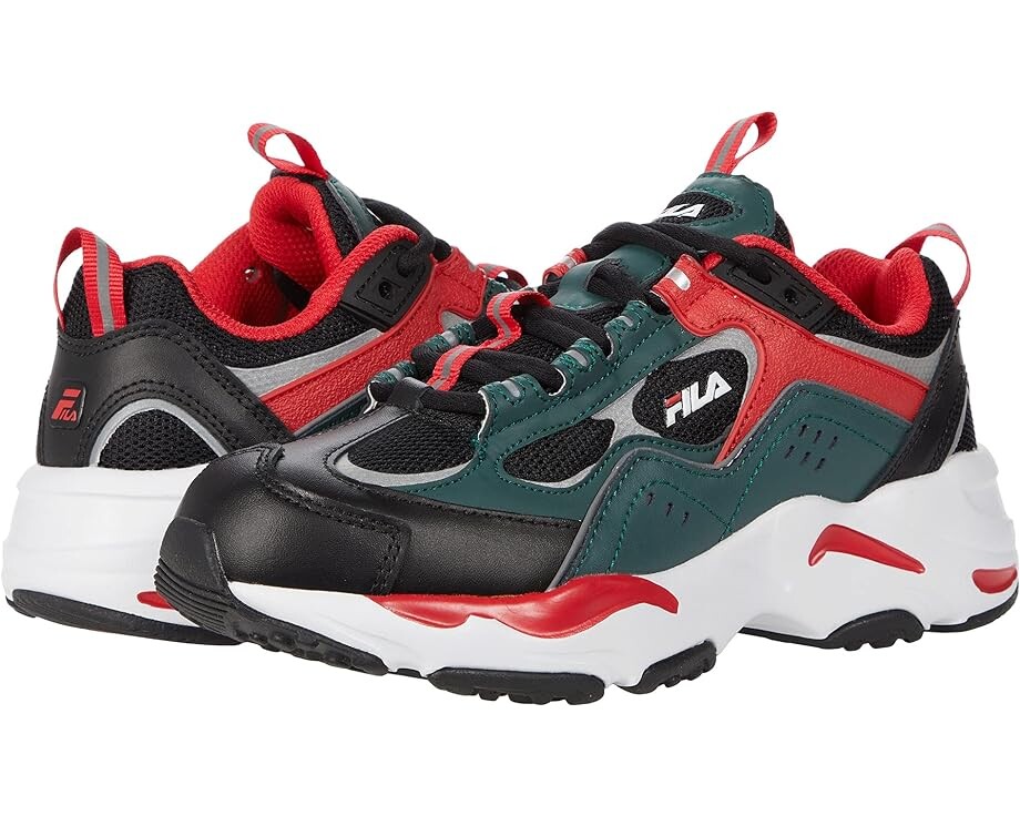 

Кроссовки Fila Trigate Plus, цвет Black/Poinsettia/Trekking Green
