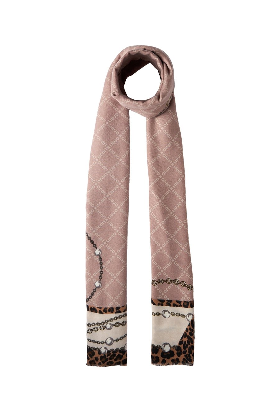 

Шарф LIU JO PEARLS ANIMAL, Naturale/Beige