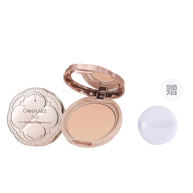 

Пудра для закрепления макияжа limited four leaf clover cotton candy с эффектом контроля жирного блеска, естественное покрытие без эффекта маски, 10 г CANMAKE