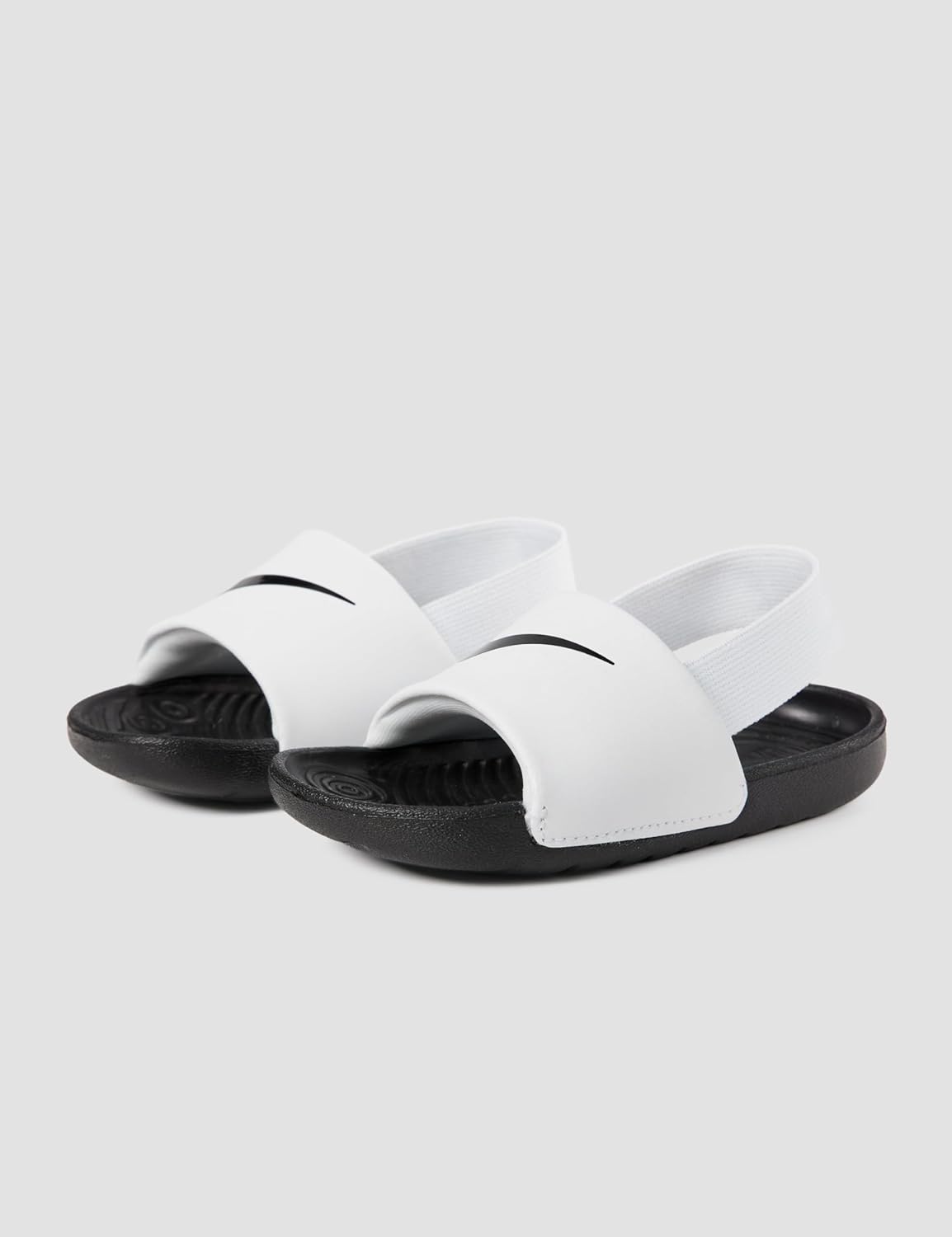 Сандалии Nike Kawa для детей, белый/черный — фото 4