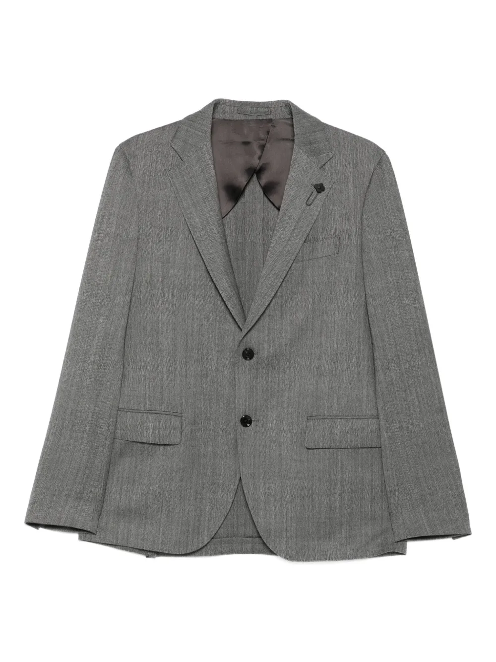 

Однобортный костюм Lardini, серый