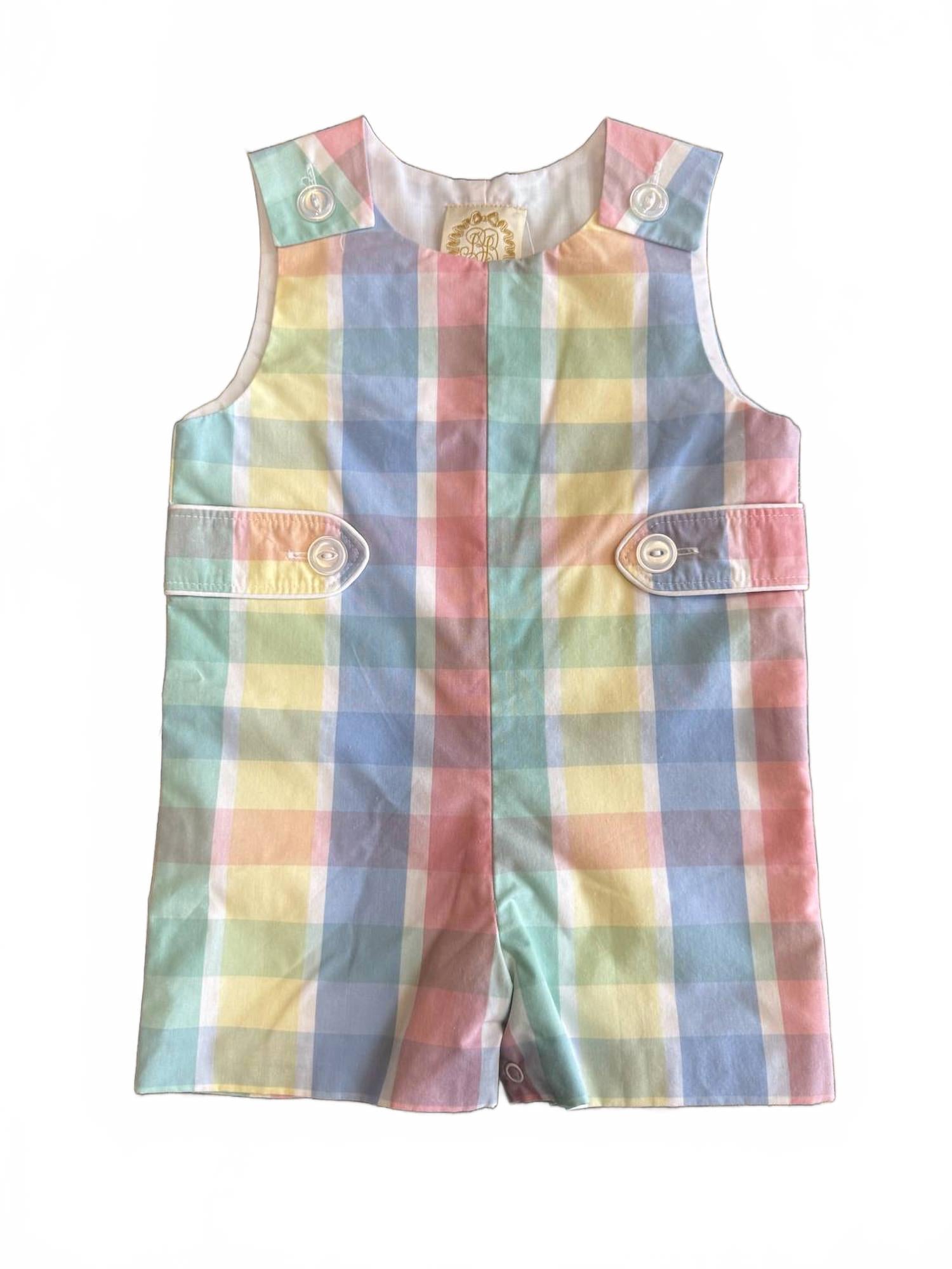 

Детский комбинезон Джек Кин Джон Джон Пьемонт в клетку белый The Beaufort Bonnet Company