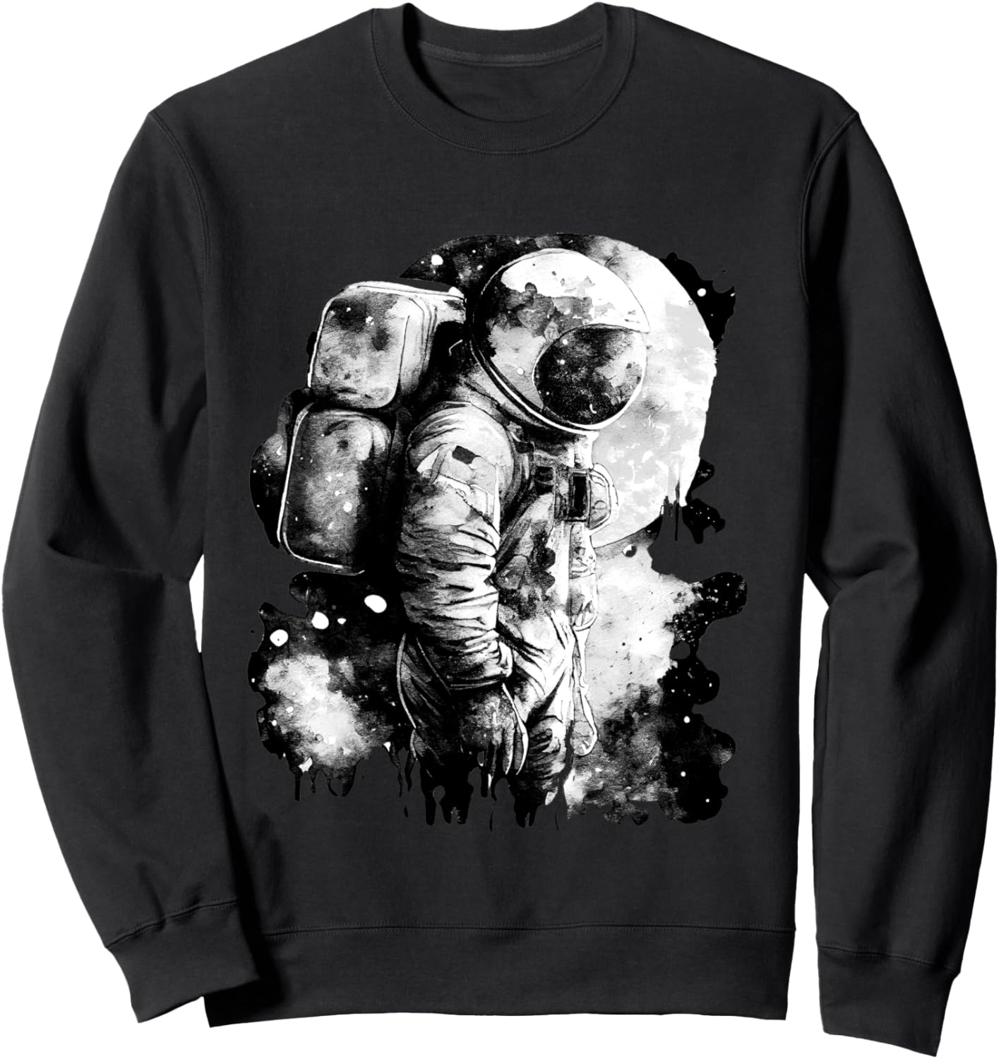 

Толстовка с изображением астронавта, мечтающего о космосе на Луне, черно-белая Interstellar Cosmos Galactic Voyage Astronaut, Черный, Толстовка с изображением астронавта, мечтающего о космосе на Луне, черно-белая Interstellar Cosmos Galactic Voyage Astron