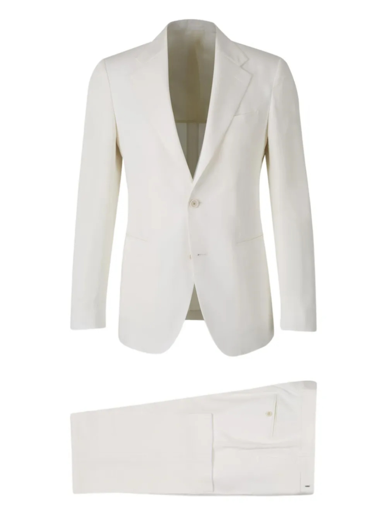 

Однобортный костюм Lardini, белый