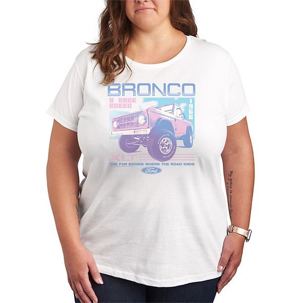 

Футболка с принтом Ford Bronco Plus size Licensed Character