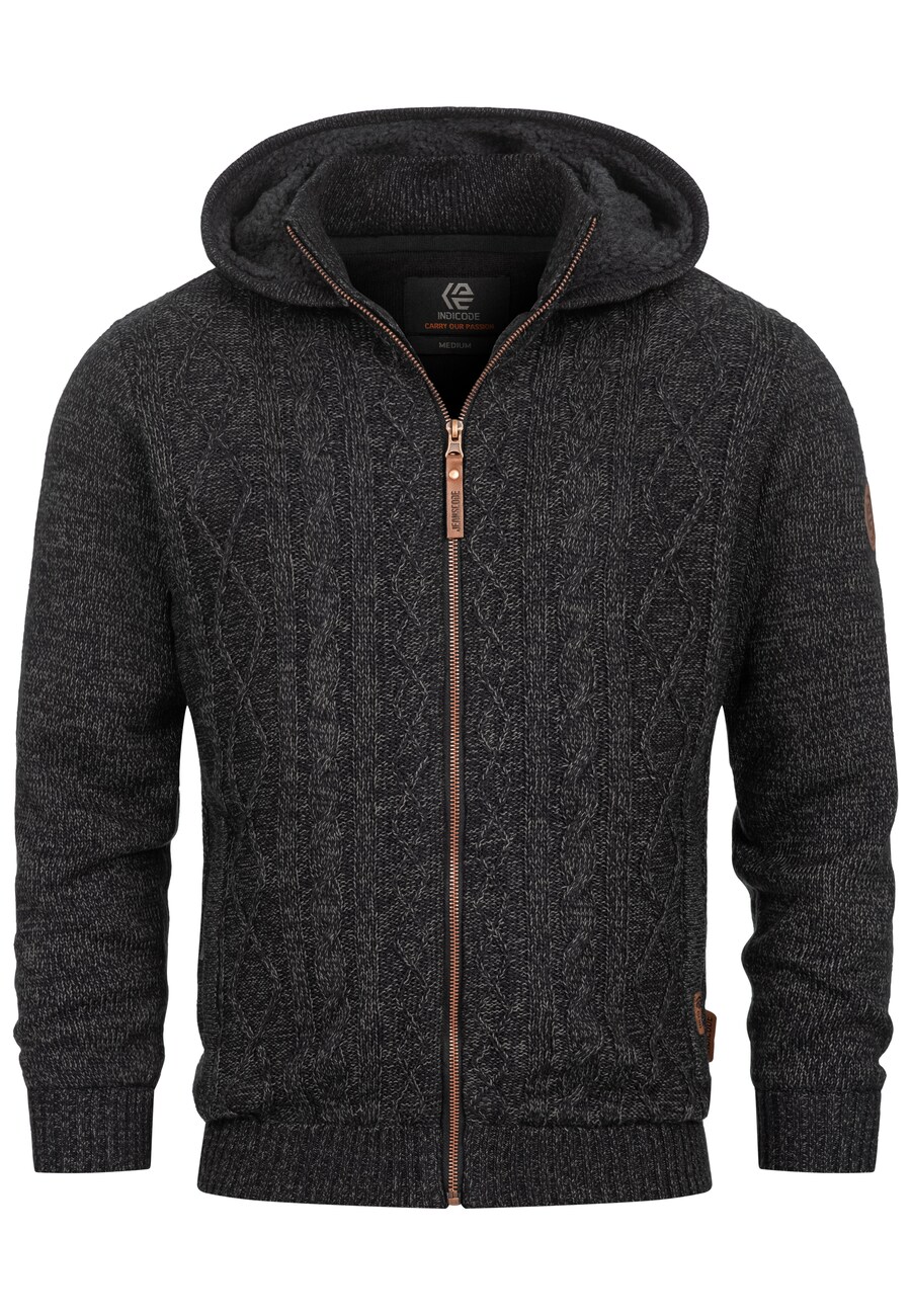 

Вязаный кардиган INDICODE JEANS INRandolph, черный