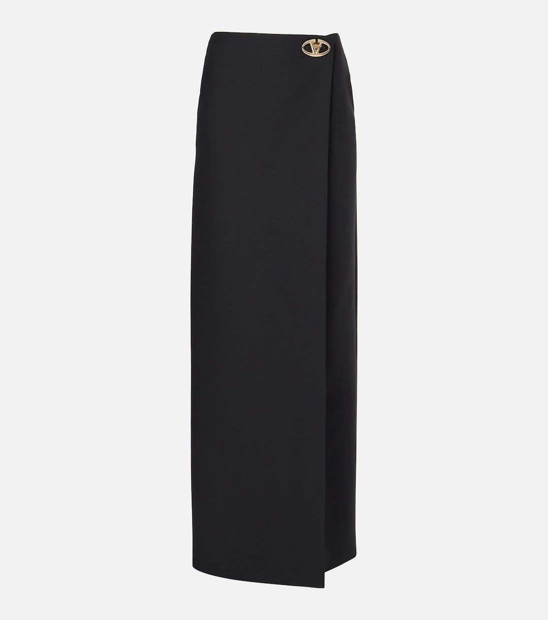 

Юбка макси Crepe Couture Valentino, Nero