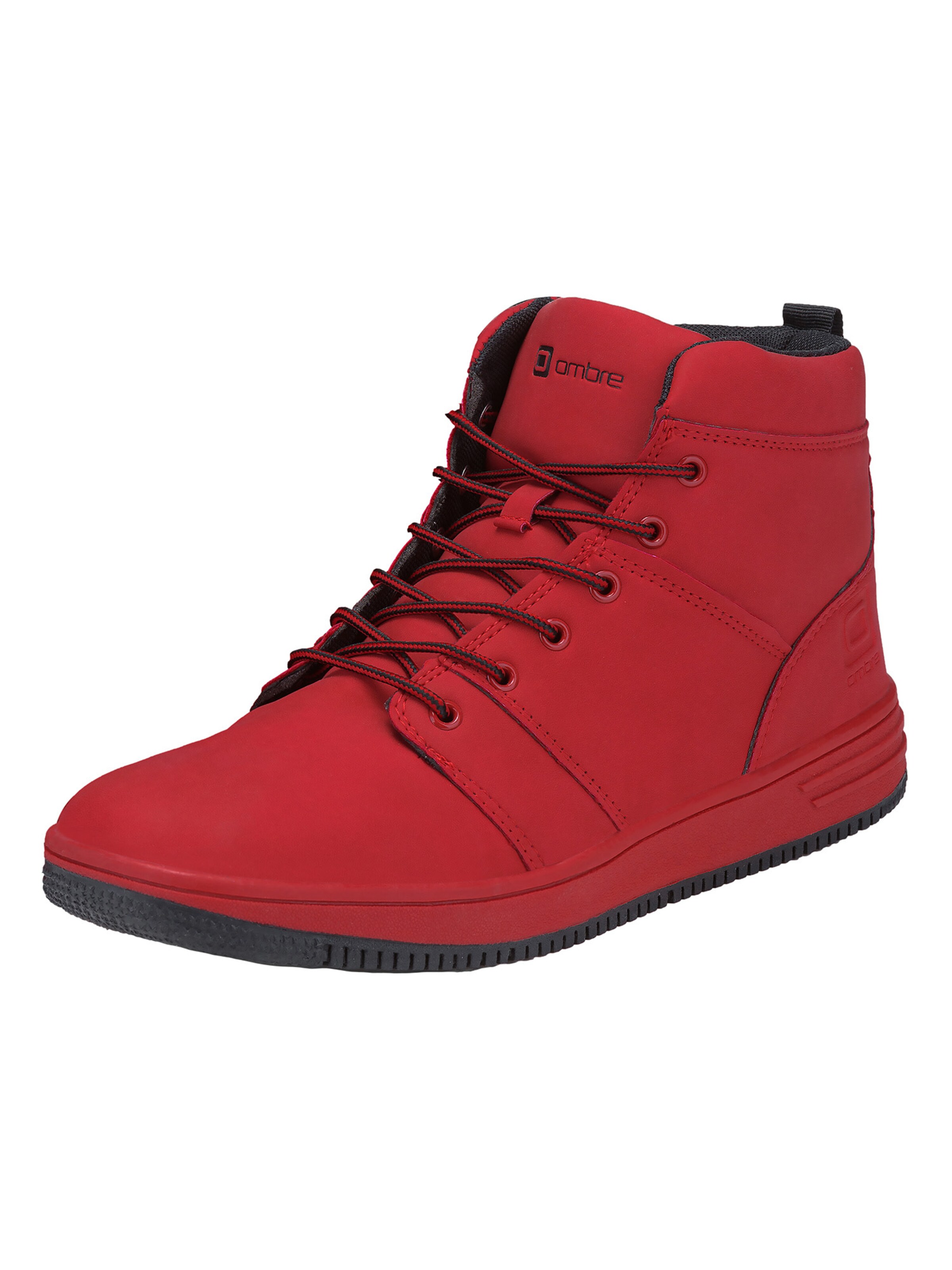 

Ombre Кроссовки High-Top в красном цвете