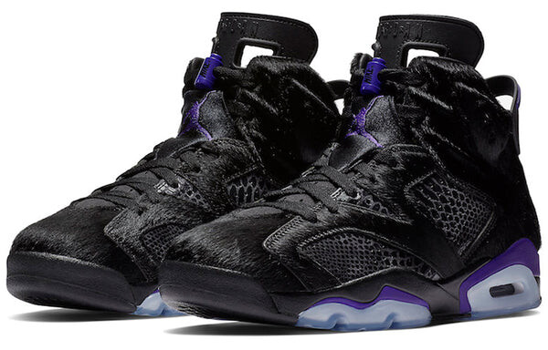 Кроссовки 6 ретро x социальный статус Air Jordan, черный — фото 2