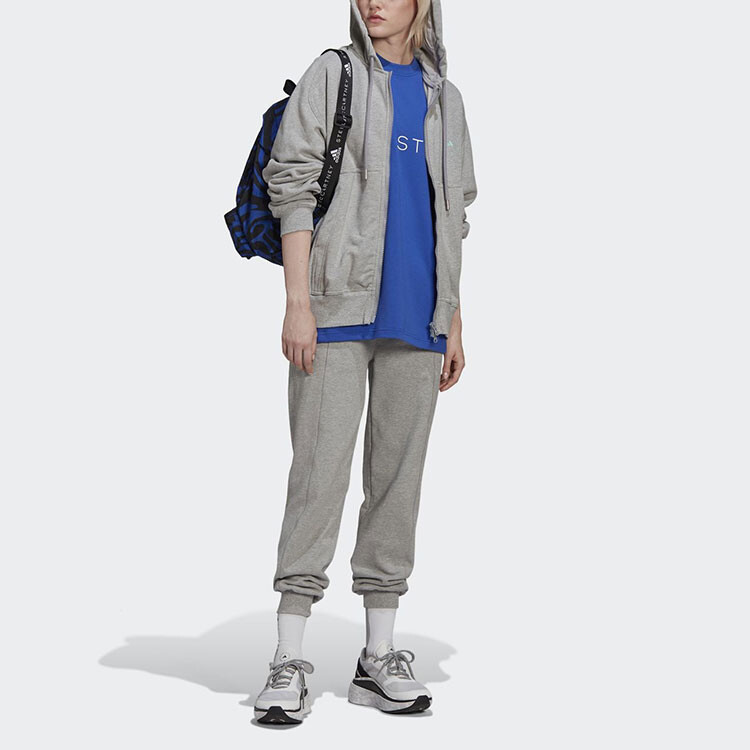 Свитшот Stella McCartney X Stella McCartney Co-titled Series женский, средний, серый, меланжевый Adidas — фото 2