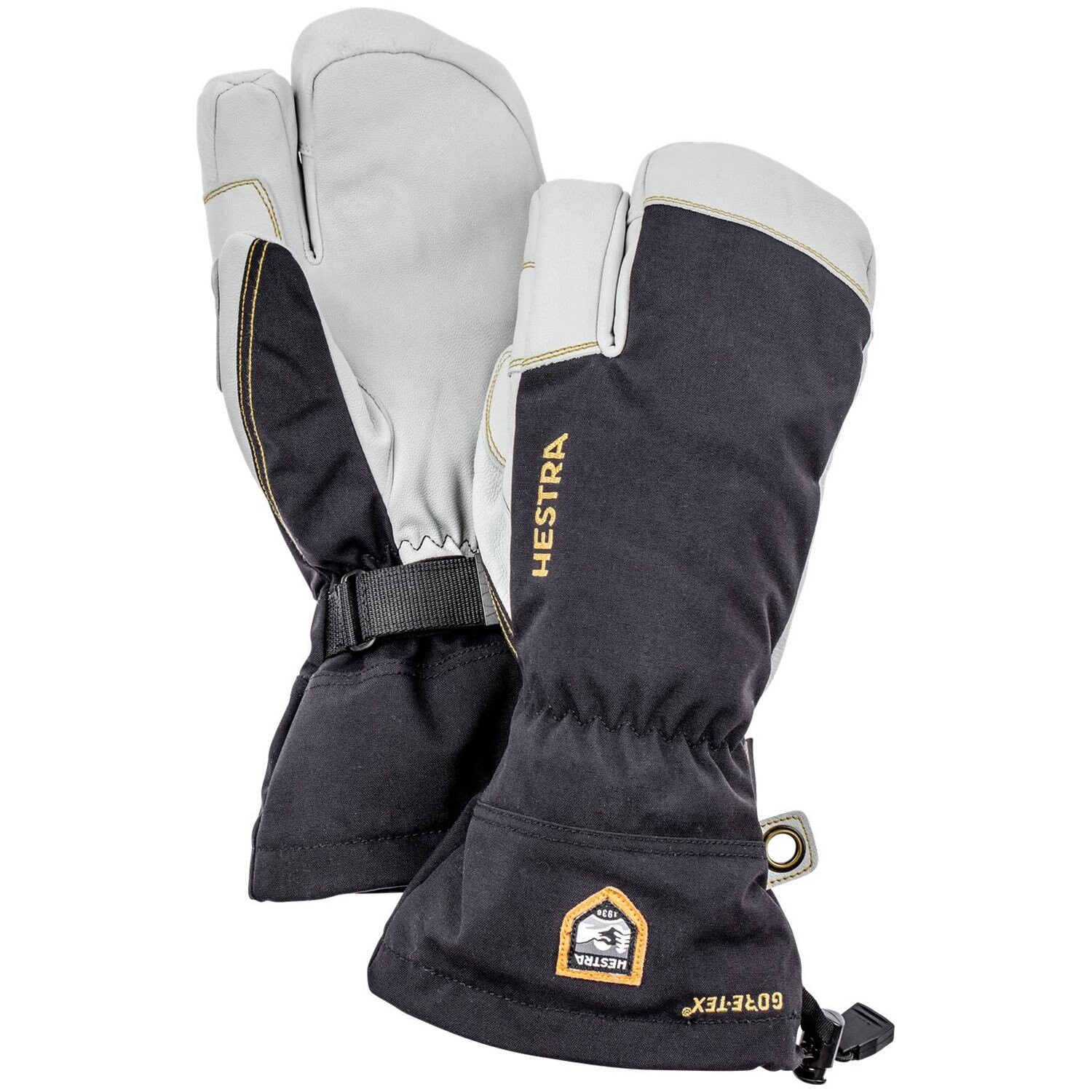 

Варежки Hestra Army Leather Gore-Tex 3-Finger, черный