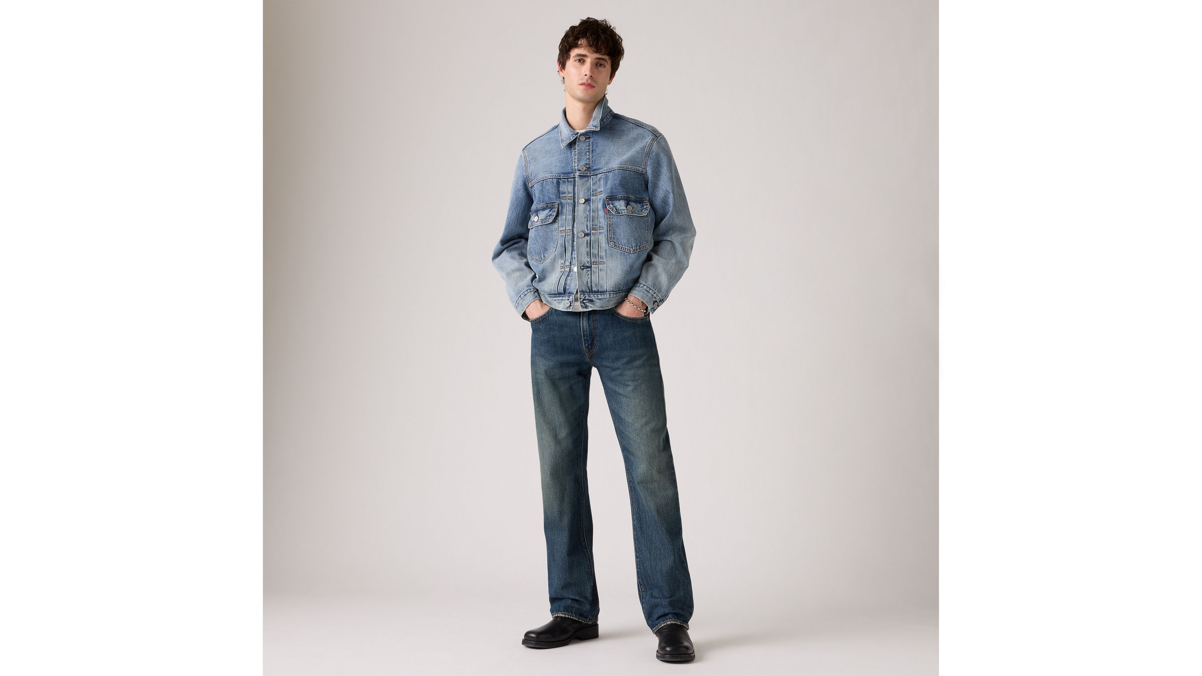 

Мужские джинсы Bootcut 517 Levi's, Tough As Boots - Dark Wash