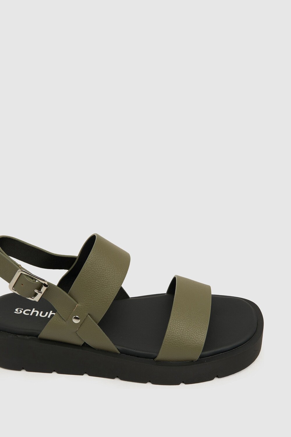 Босоножки Tayla на толстой подошве Schuh, зеленый — фото 3