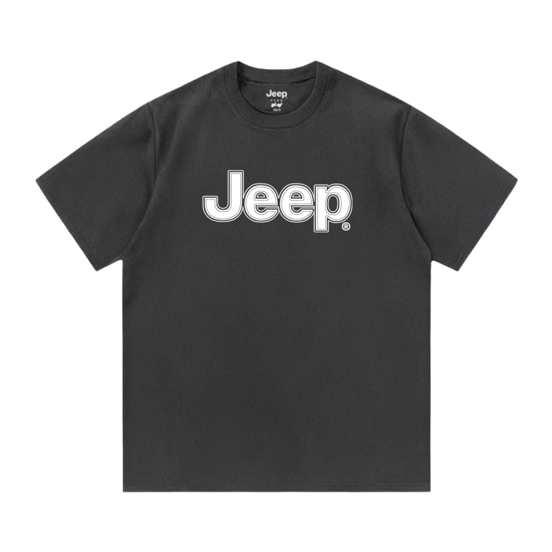 

Футболка с круглым вырезом для школьников Jeep, темно-серый