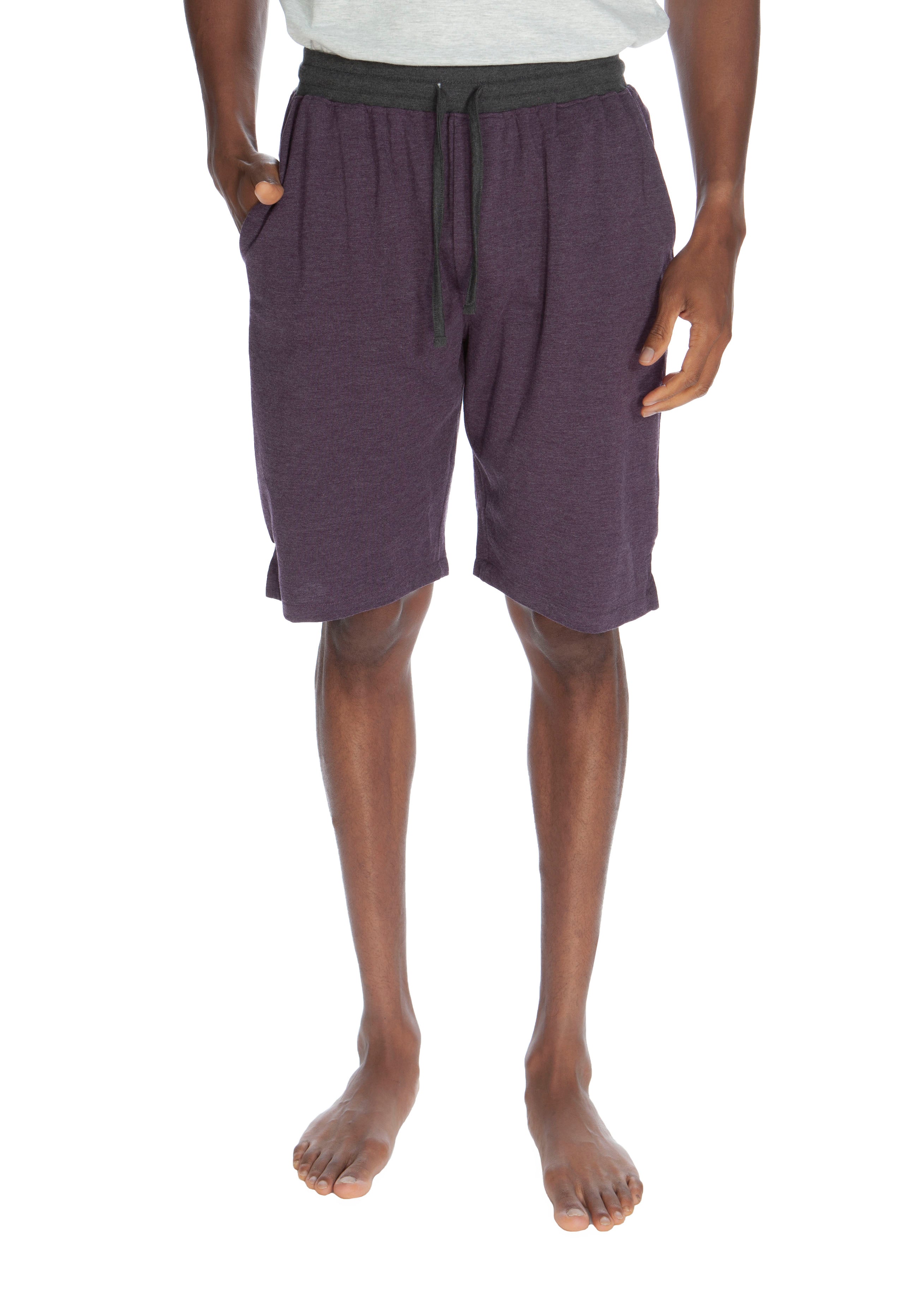 

Короткие шорты с контрастной талией Unsimply Stitched, цвет heather purple