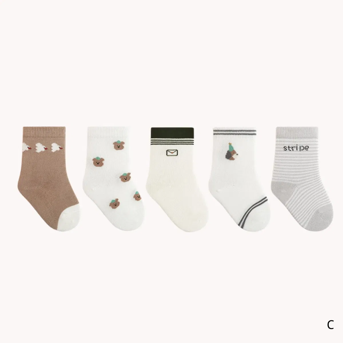 Носки детские 5er-Set 'Bär', MUNADUNA