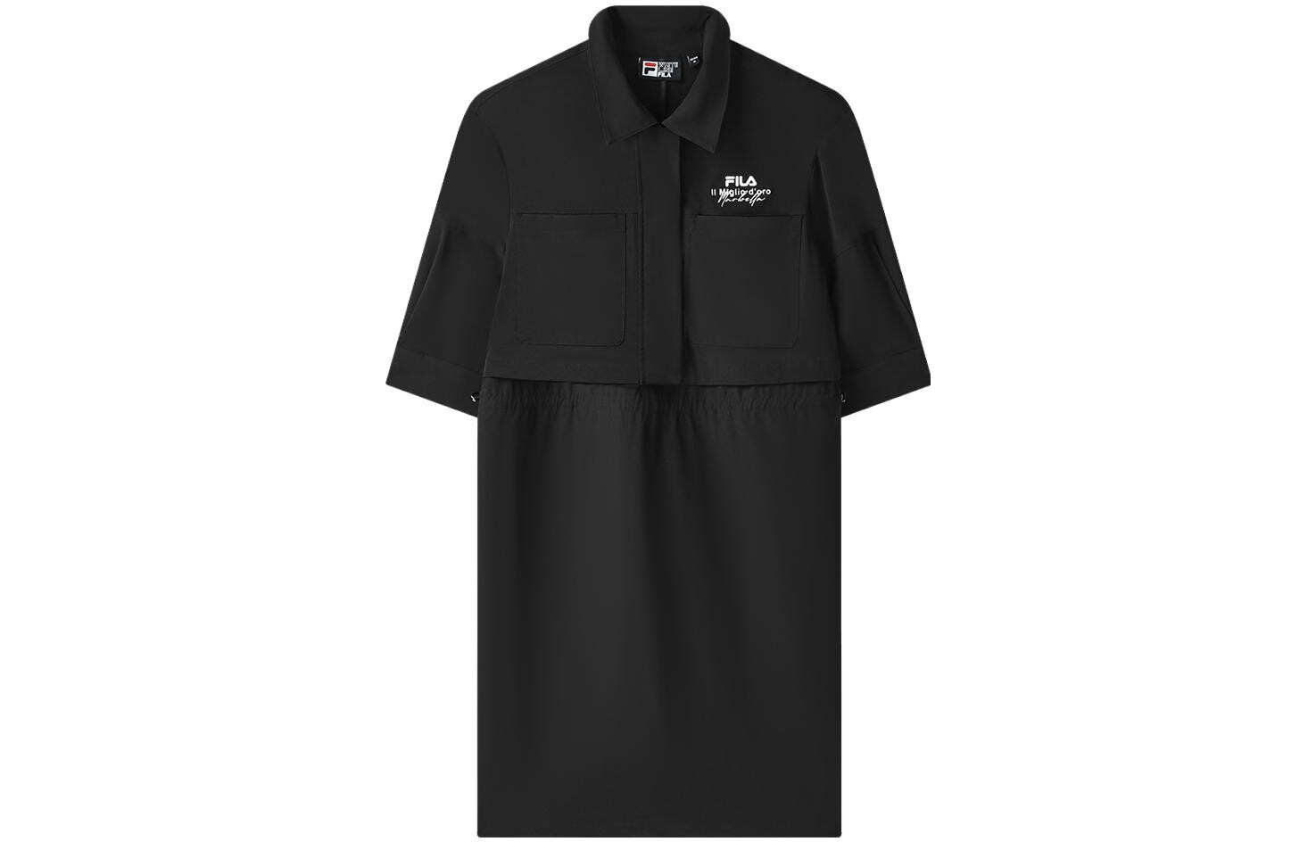 

FILA Женские шорты-платье с рукавами, цвет Black