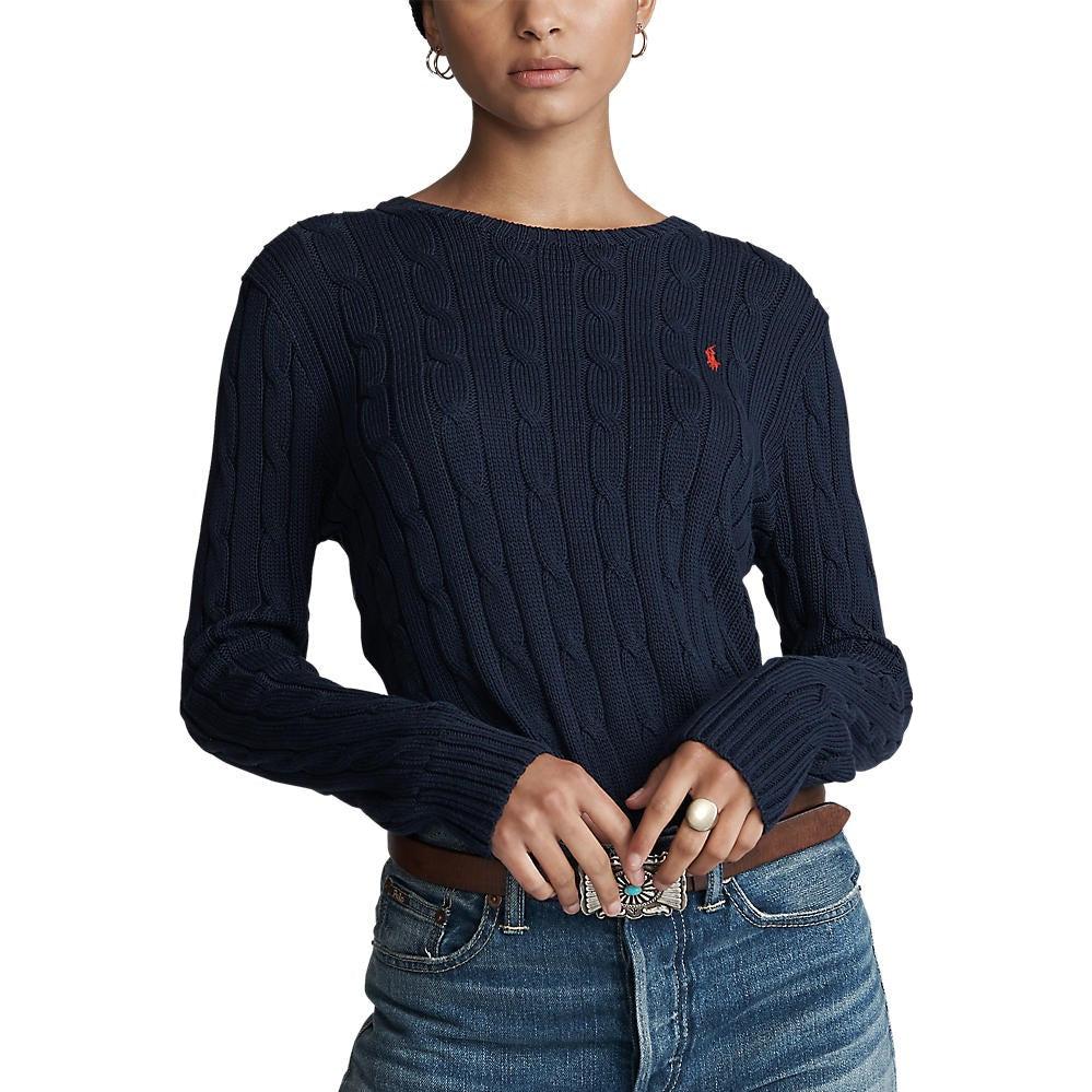 Футболка поло с вышивкой пони Ralph Lauren, темно-синий — фото 4