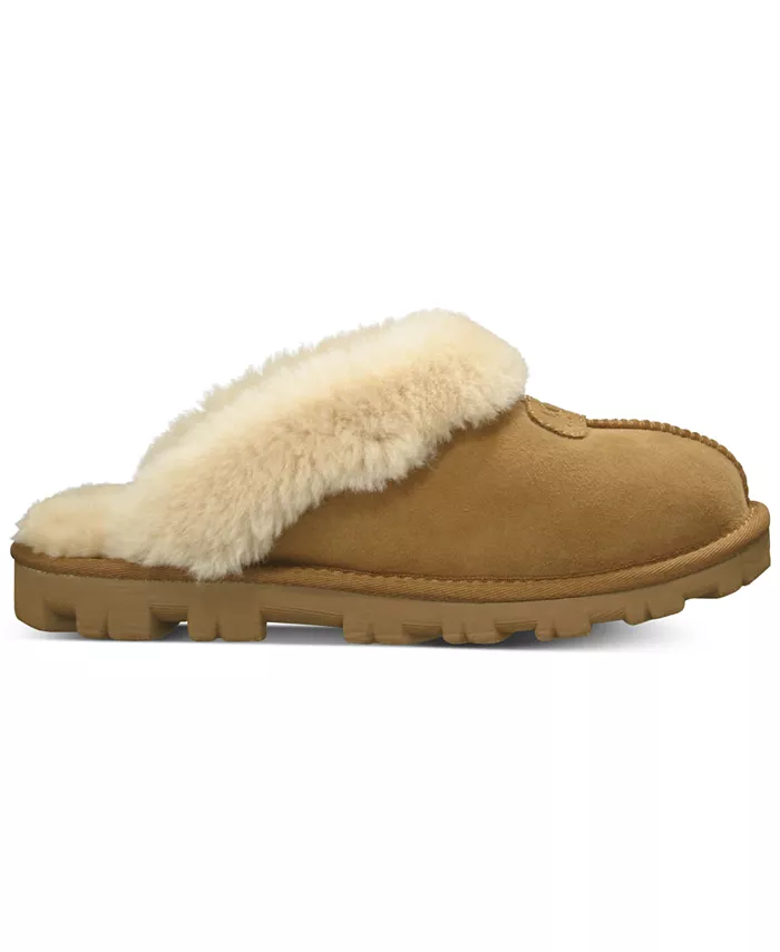Женские ковровые тапочки Coquette Slip On Slide Ugg, коричневый — фото 2