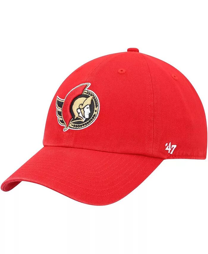 

Мужская красная кепка Ottawa Senators Team Clean Up Adjustable '47 Brand
