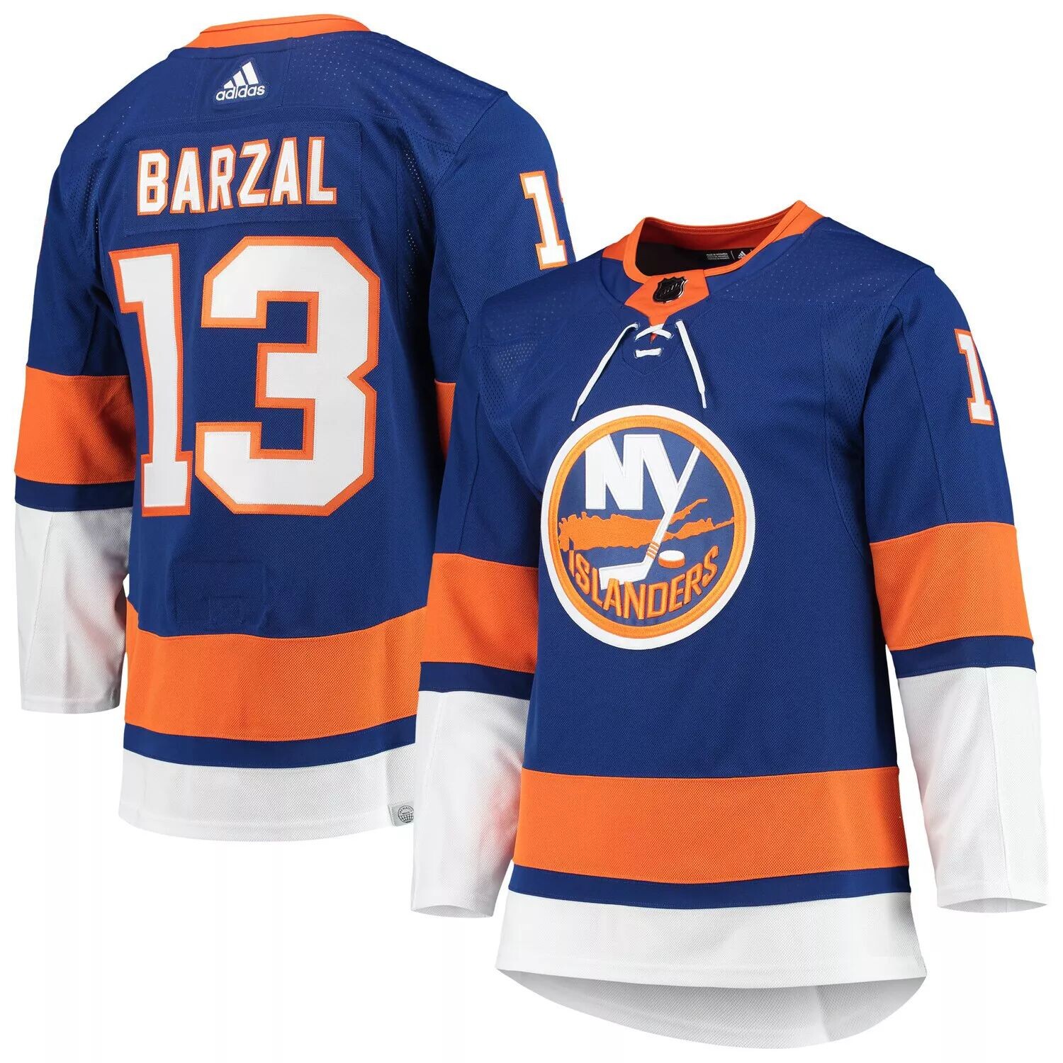 

Мужская футболка Mathew Barzal Royal New York Islanders Home Primegreen Authentic Pro Player adidas