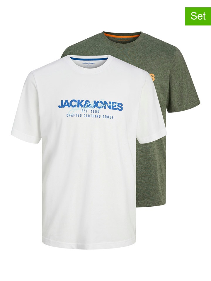 

Футболка Jack & Jones s, цвет weiß/khaki