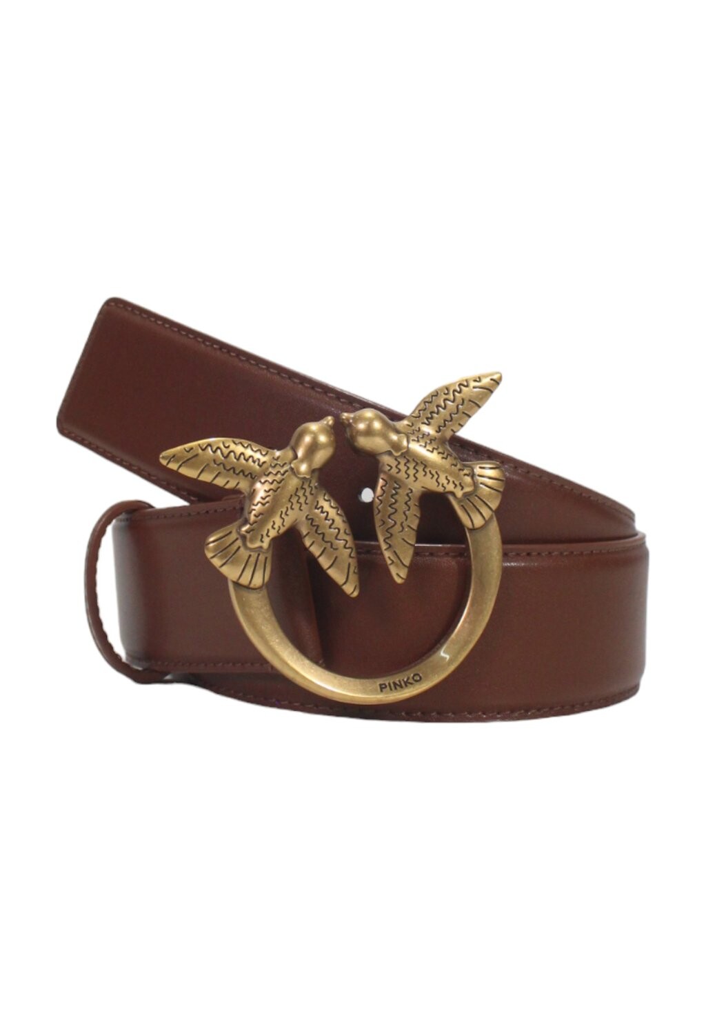 

Пояс LOVE BELT Pinko, темно-коричневый