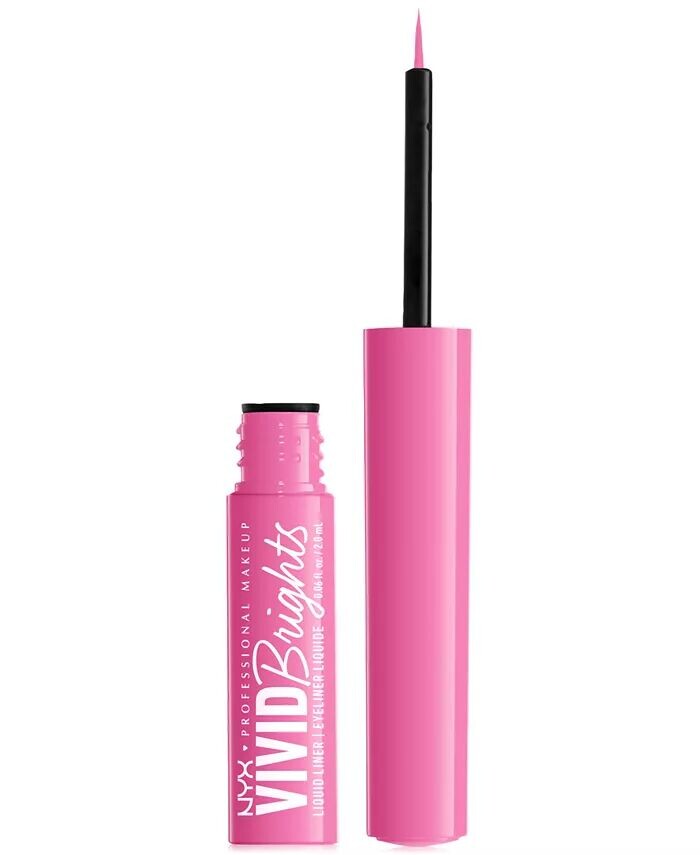 

Жидкая подводка Vivid Brights Nyx Professional Makeup, цвет Dont Pink Twice