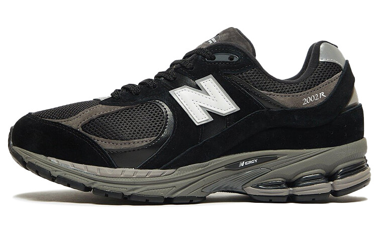 

New Balance 2002R Черный Темно-Серый Белый