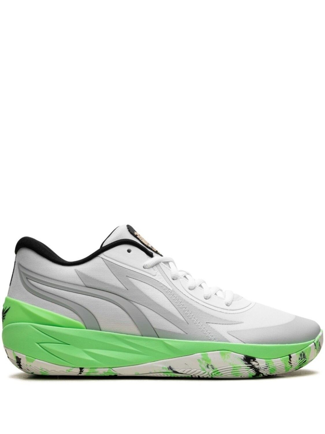 

Кроссовки Puma MB.02 Lo LaMelo's, светло-серый/зеленый