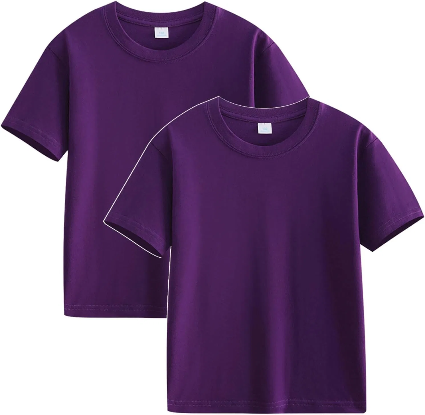 Детские футболки с коротким рукавом, 2 шт., Zzalalana, Purple