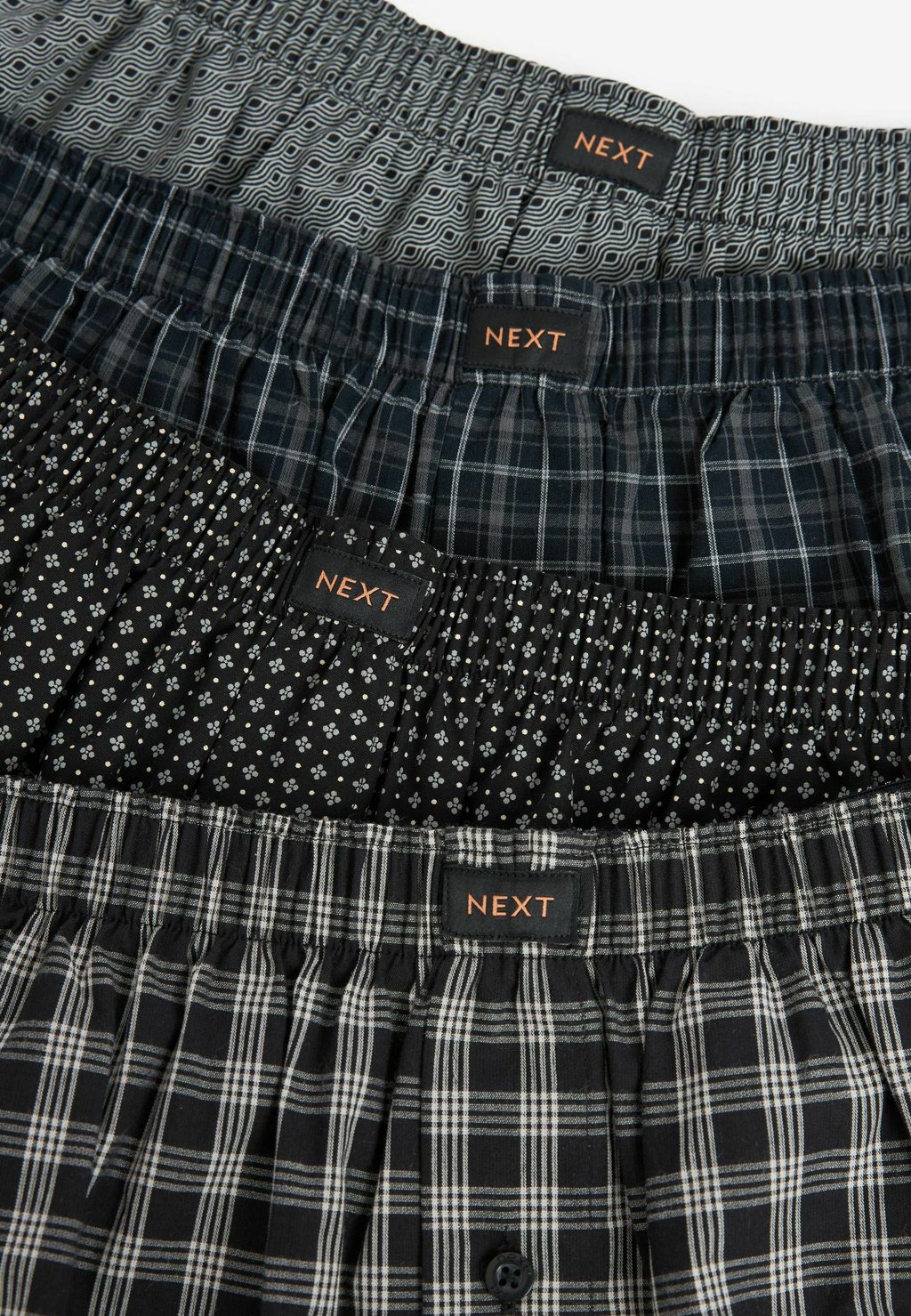 

Боксеры PATTERN 4 PACK Next, черный