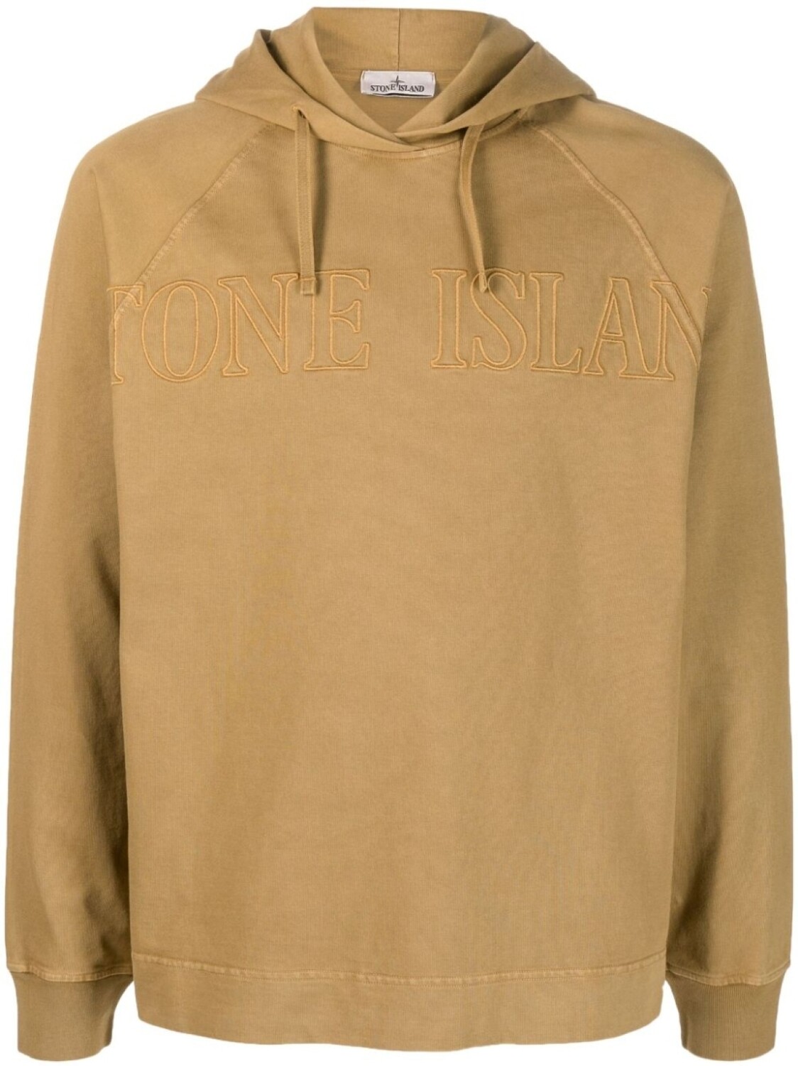 

Stone Island худи с логотипом, коричневый