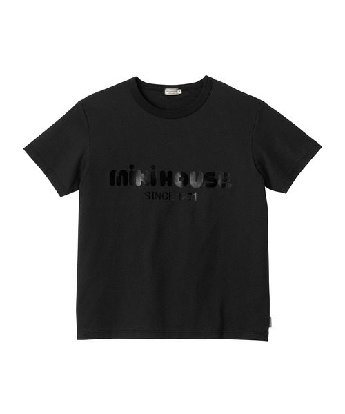 

Футболка с коротким рукавом, логотип MIKI HOUSE, черный